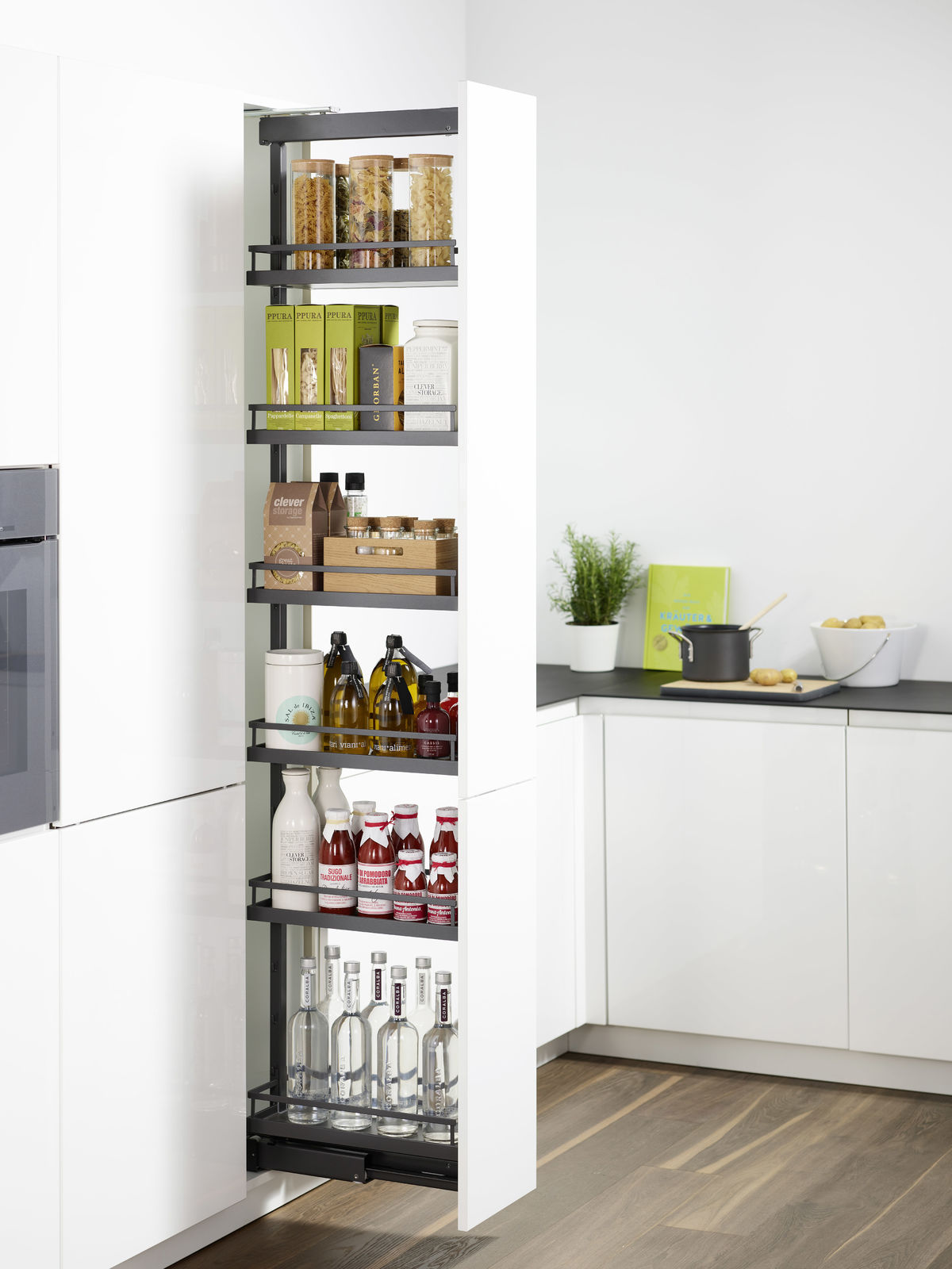 300 Larder Unit with Anthracite pull out
